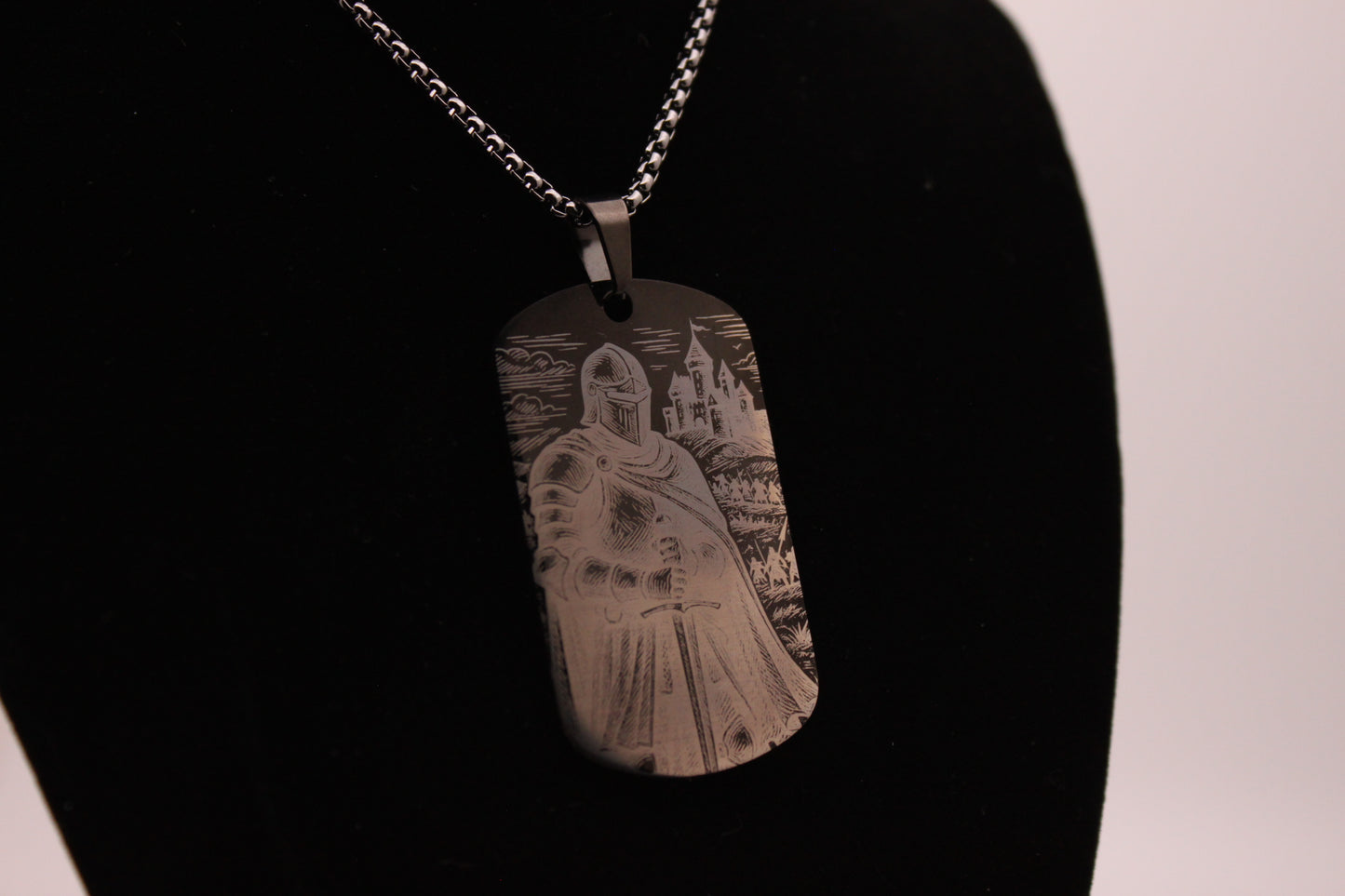 Dark Knight Pendant Necklace