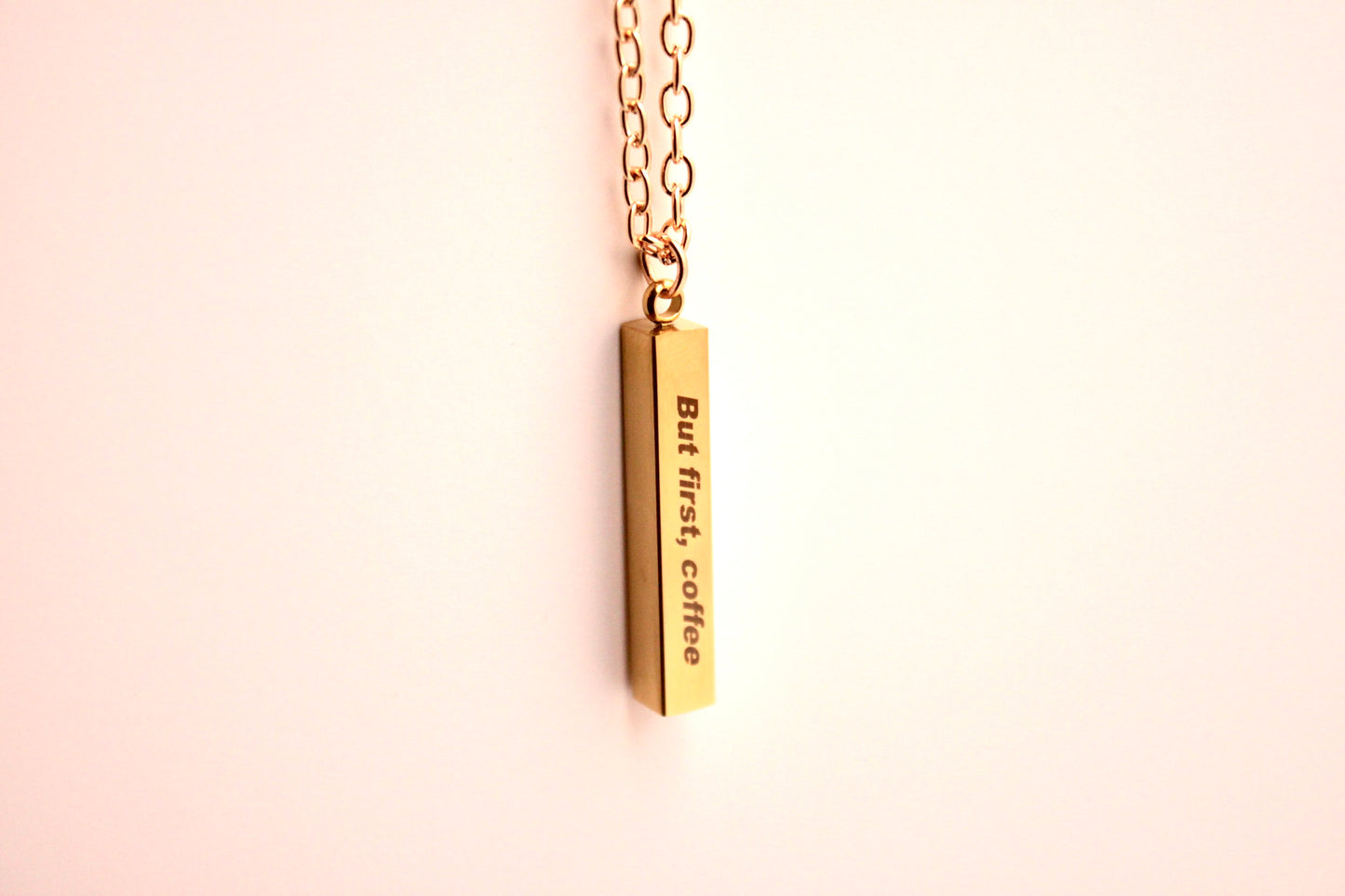 But first, coffee Pendant Necklace