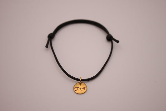 Personalized Stainless Steel Charm Bracelet