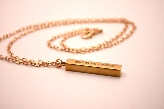 But first, coffee Pendant Necklace