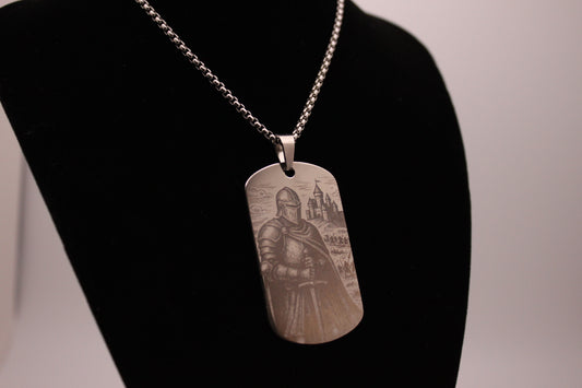 Light Knight Pendant Necklace